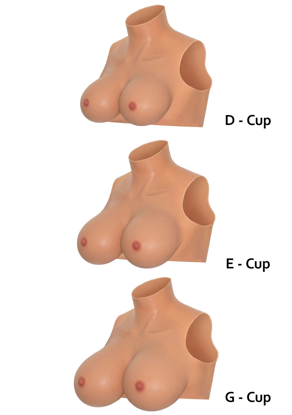 Wearable crop top for E-cup breasts leather