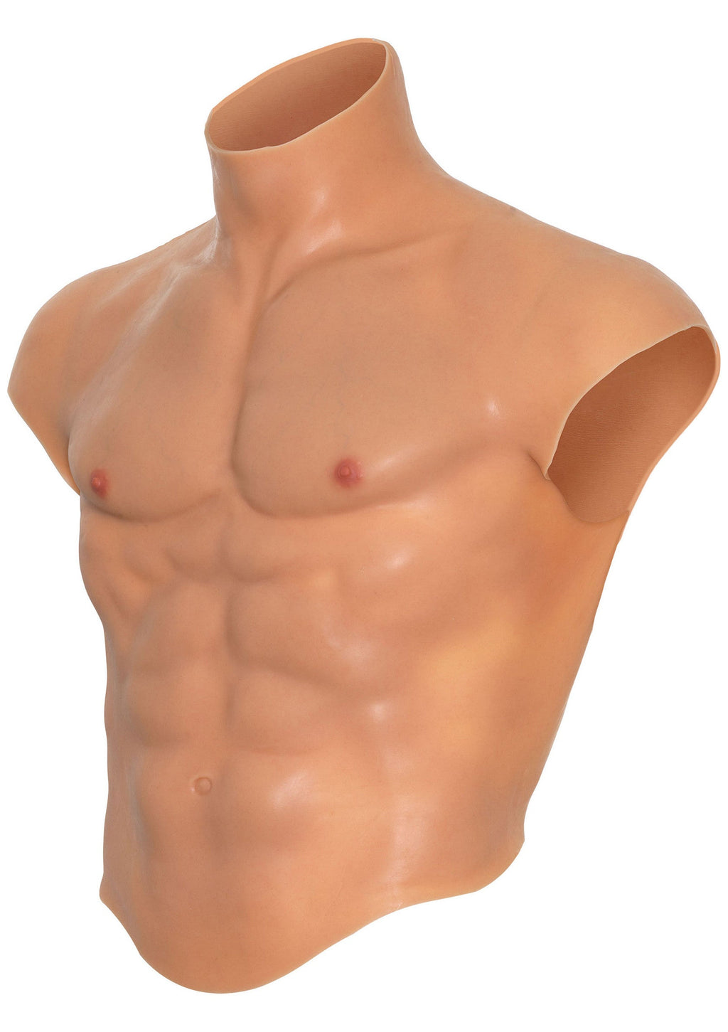 Pectorals and silicone abs for torso