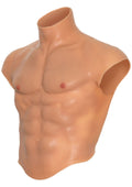 Pectorals and silicone abs for torso
