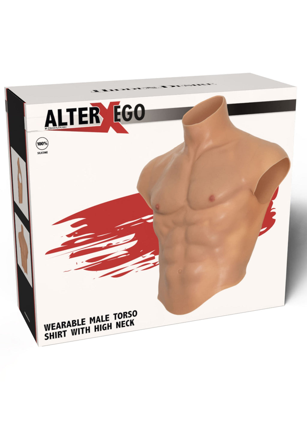 Pectorals and silicone abs for torso
