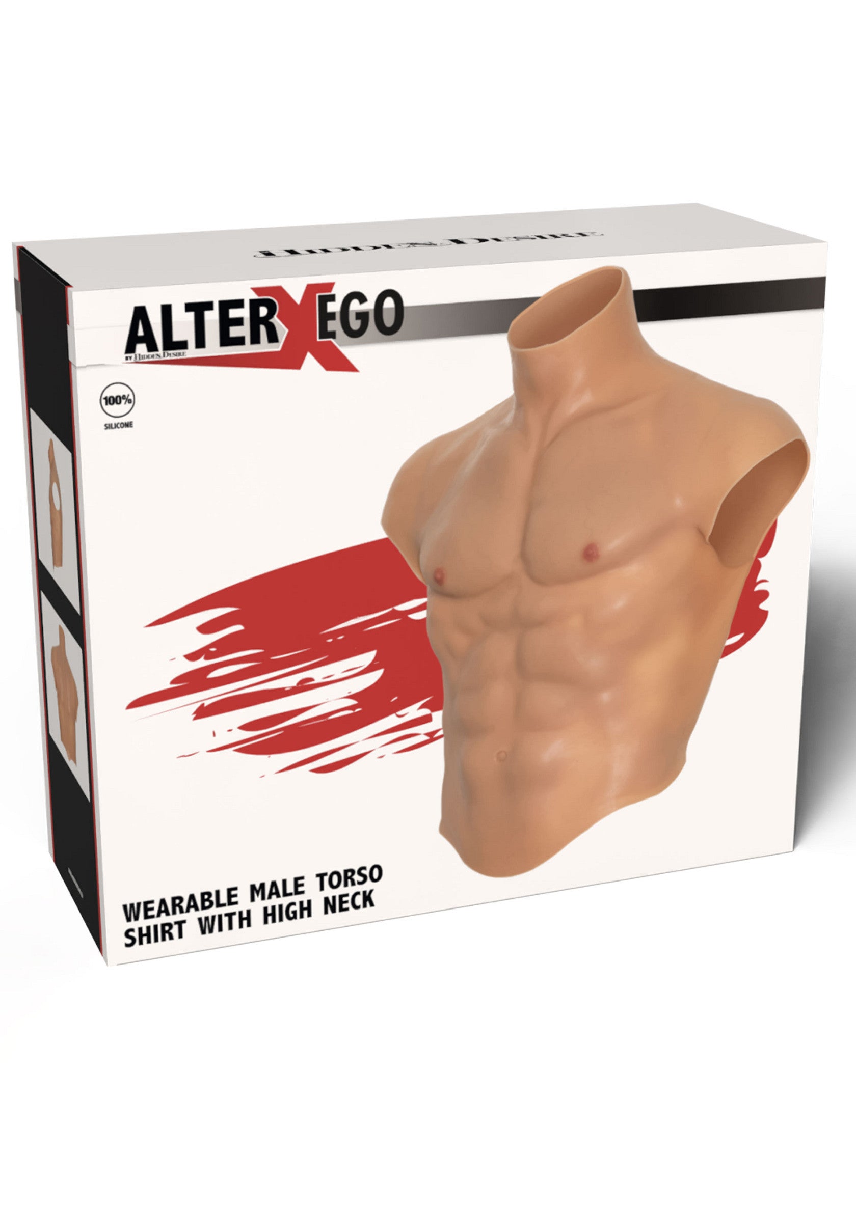 Pectorals and silicone abs for torso