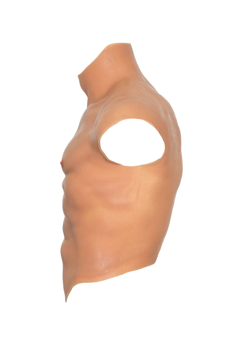 Pectorals and silicone abs for torso