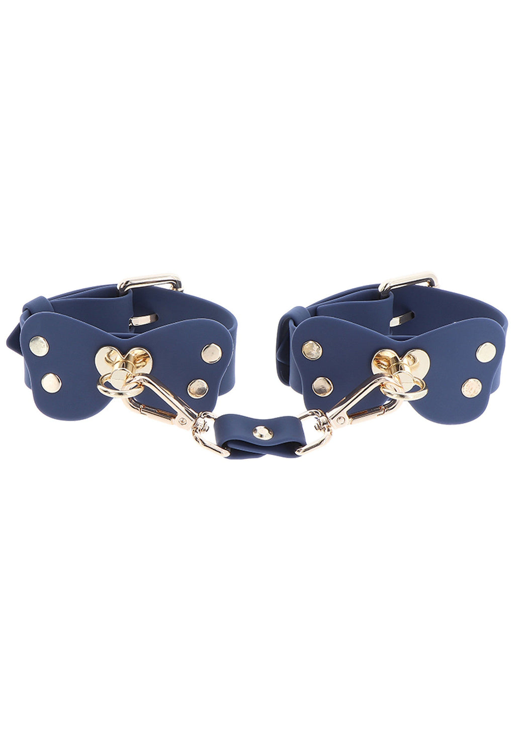 Blue silicone wristband set