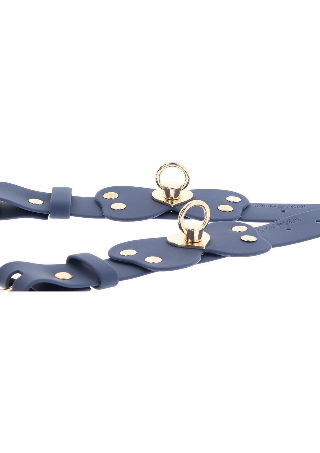 Blue silicone wristband set
