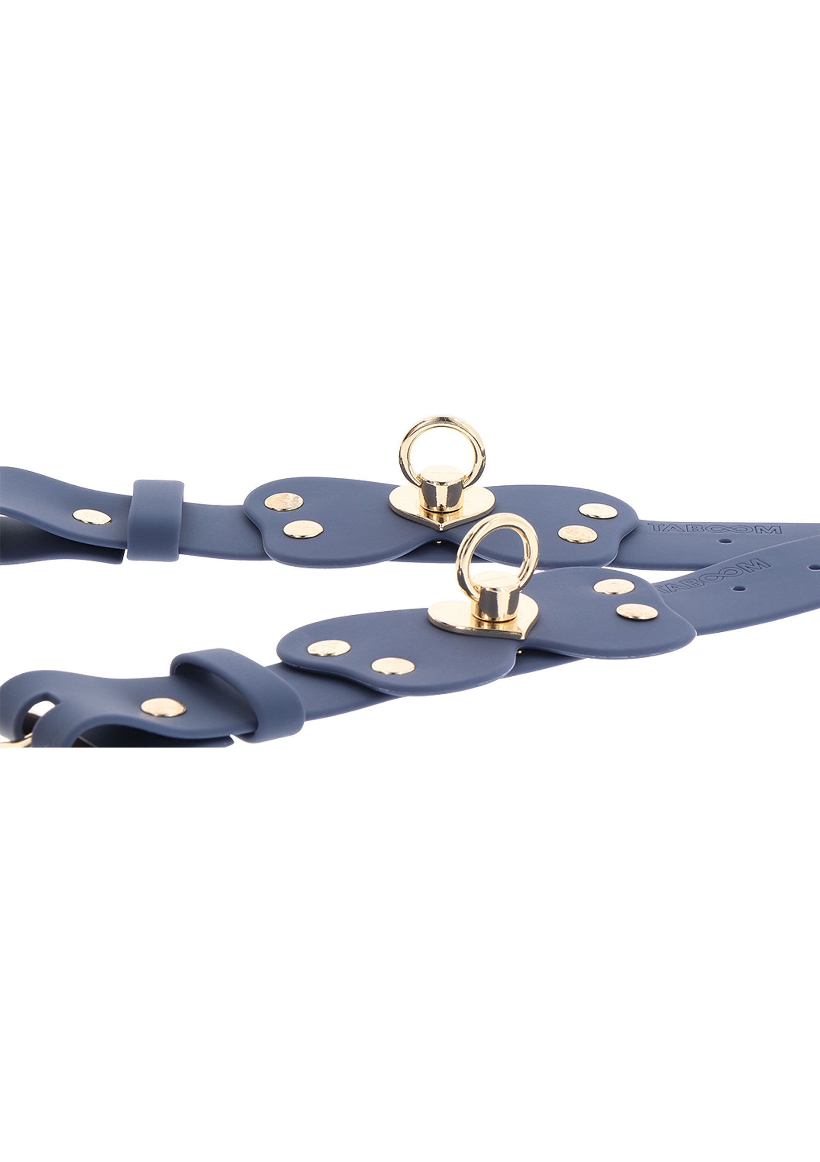 Blue silicone wristband set