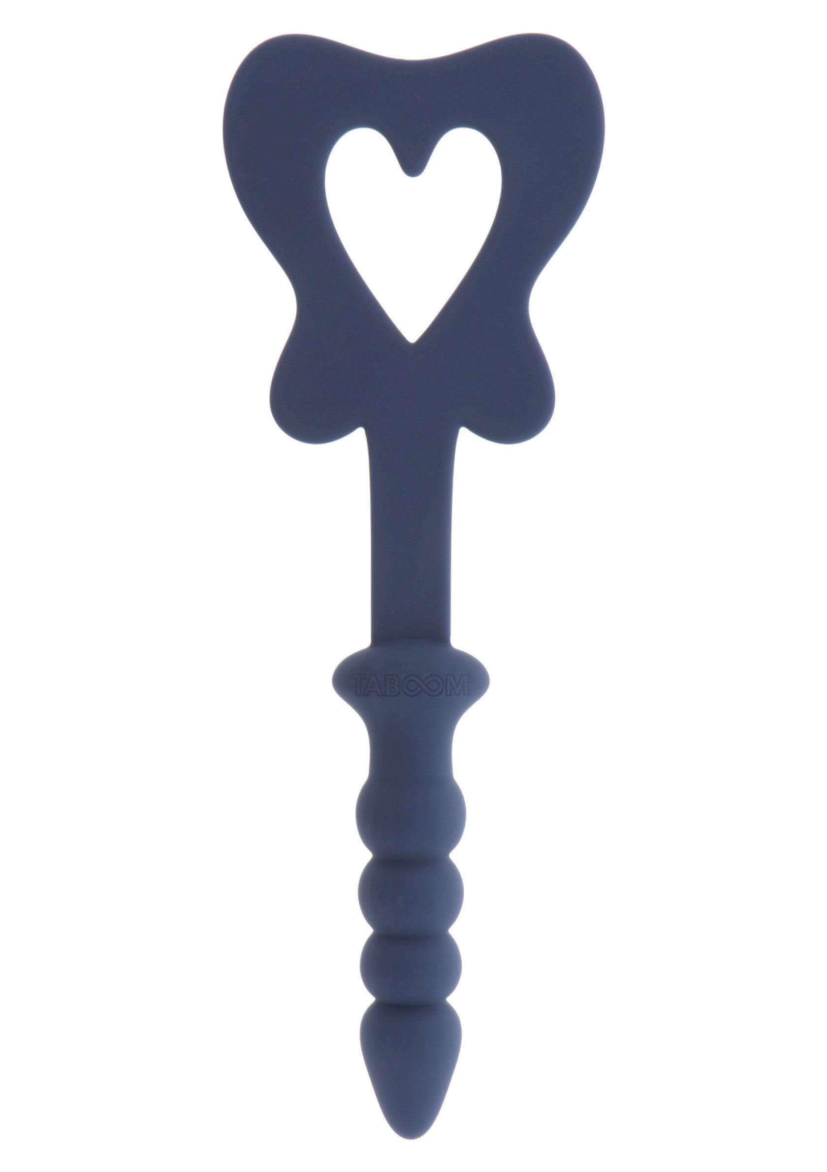 Spatola e tappo in silicone blu