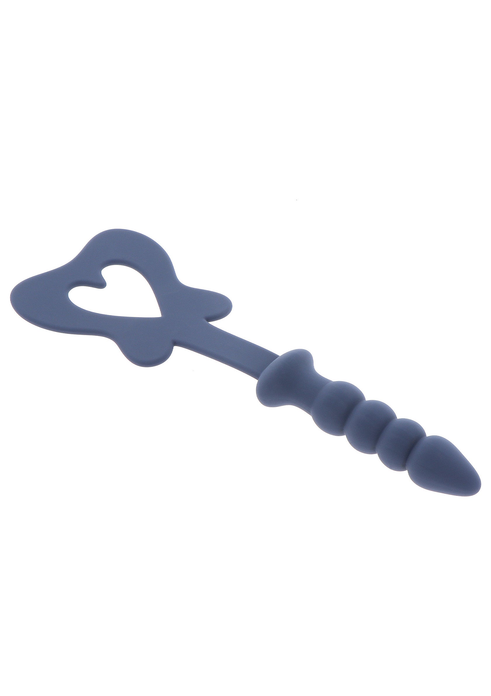 Spatola e tappo in silicone blu