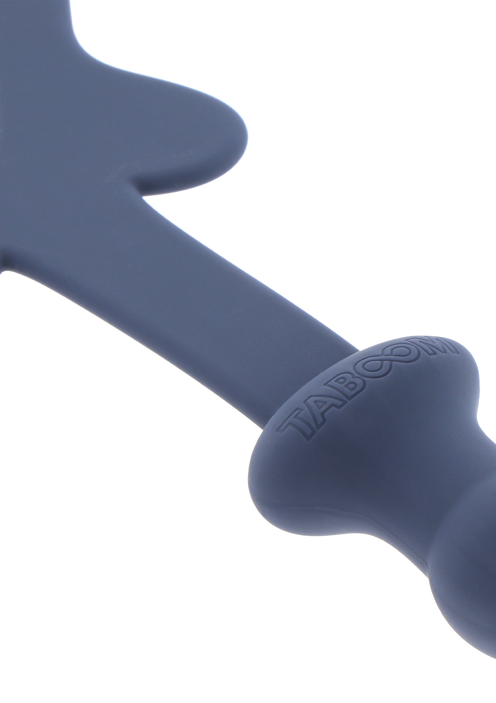 Spatola e tappo in silicone blu