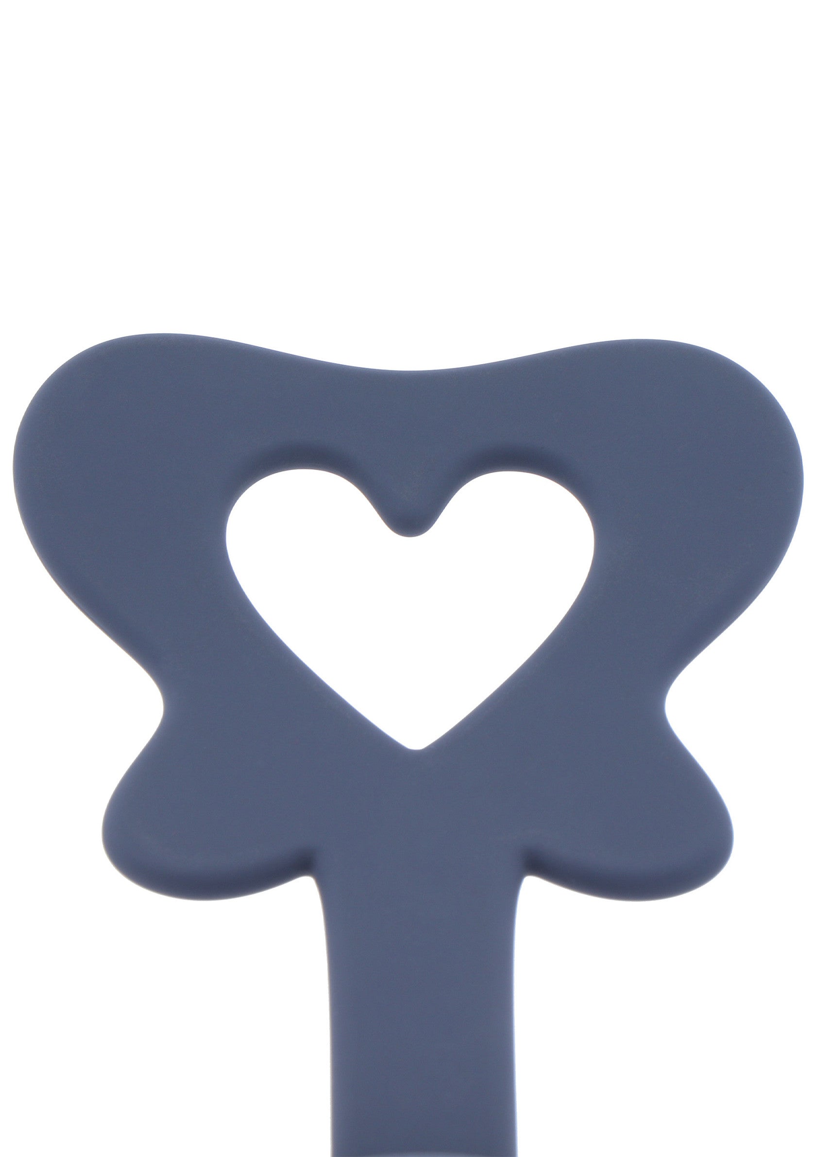 Spatola e tappo in silicone blu