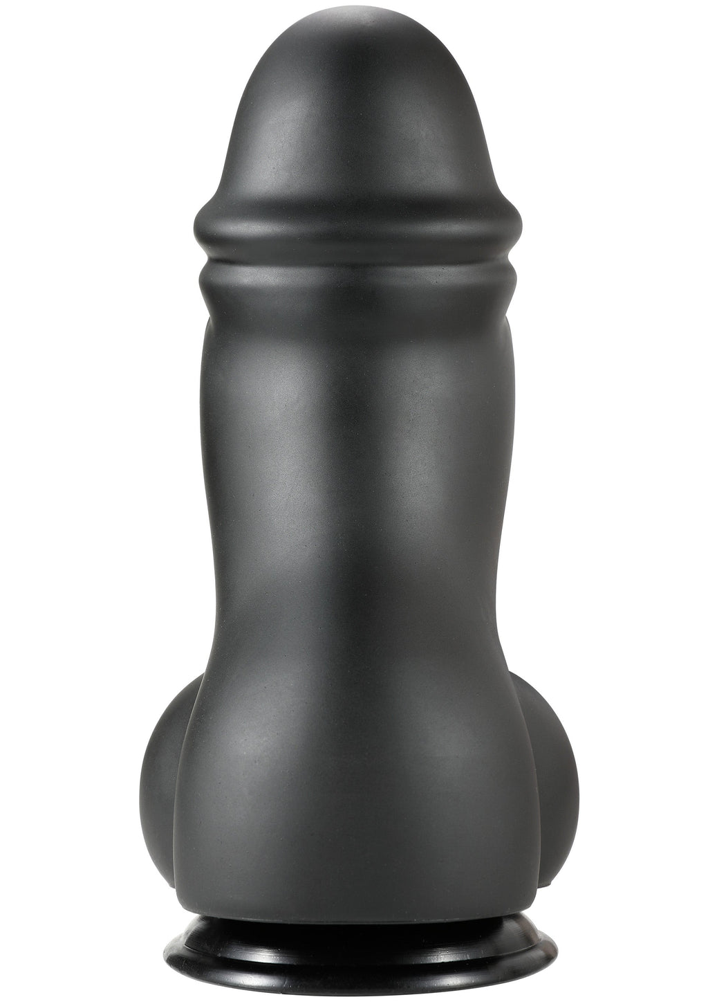 Dildo cicciottello in PVC, 22 cm, nero