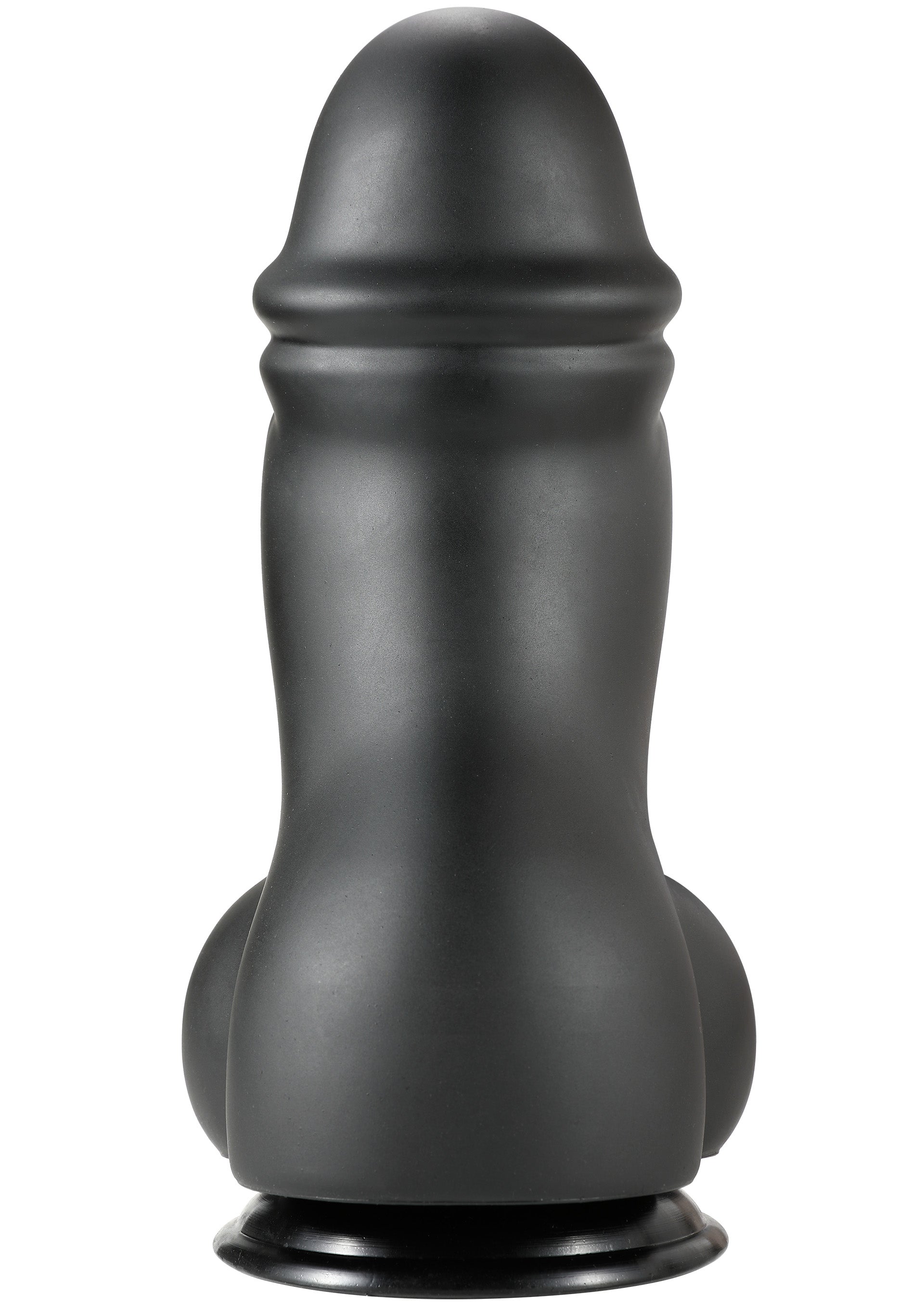 Dildo cicciottello in PVC, 22 cm, nero