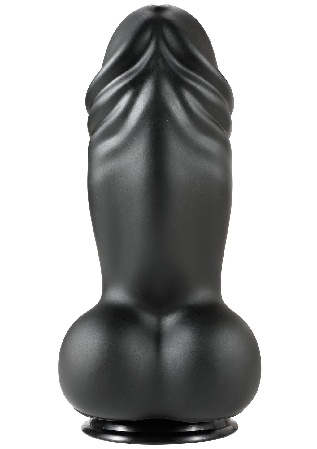 Dildo cicciottello in PVC, 22 cm, nero