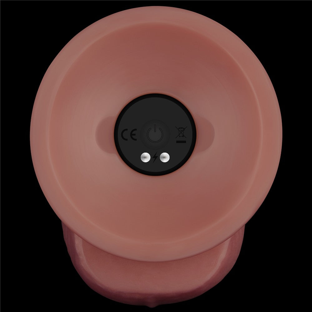 8.5'' Dual-Density Vibrating Dildo