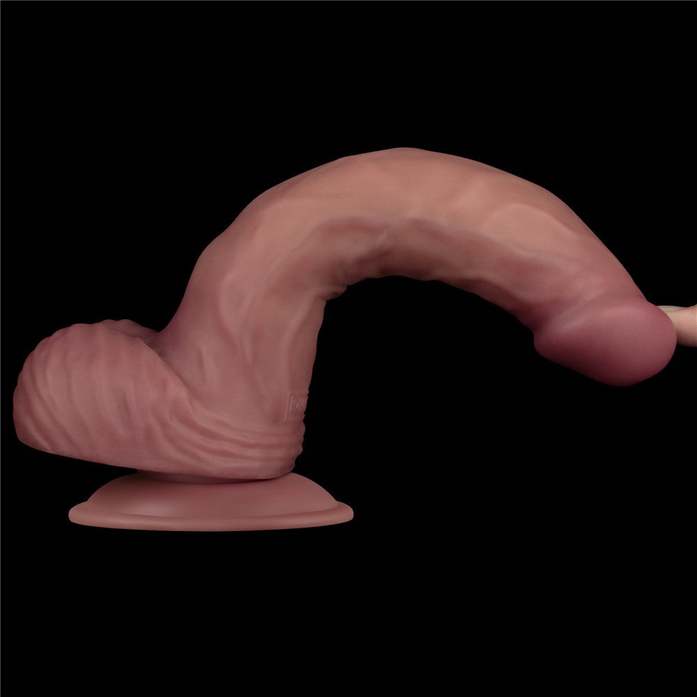 Pene vibrante a doppia densità da 9 pollici