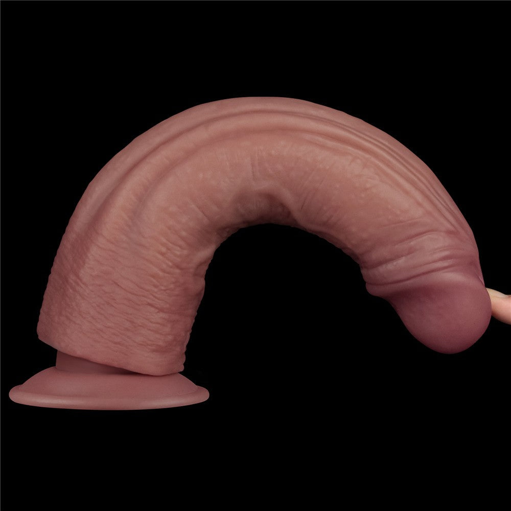 Dildo vibrante a doppia densità da 10,5 pollici
