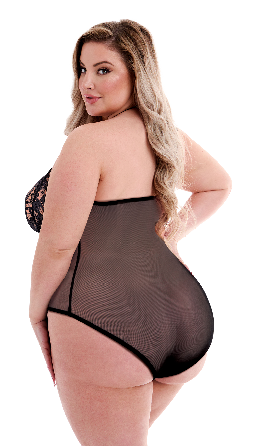TEDDY NERO "ECO PIZZO E RETE" BACI, QS