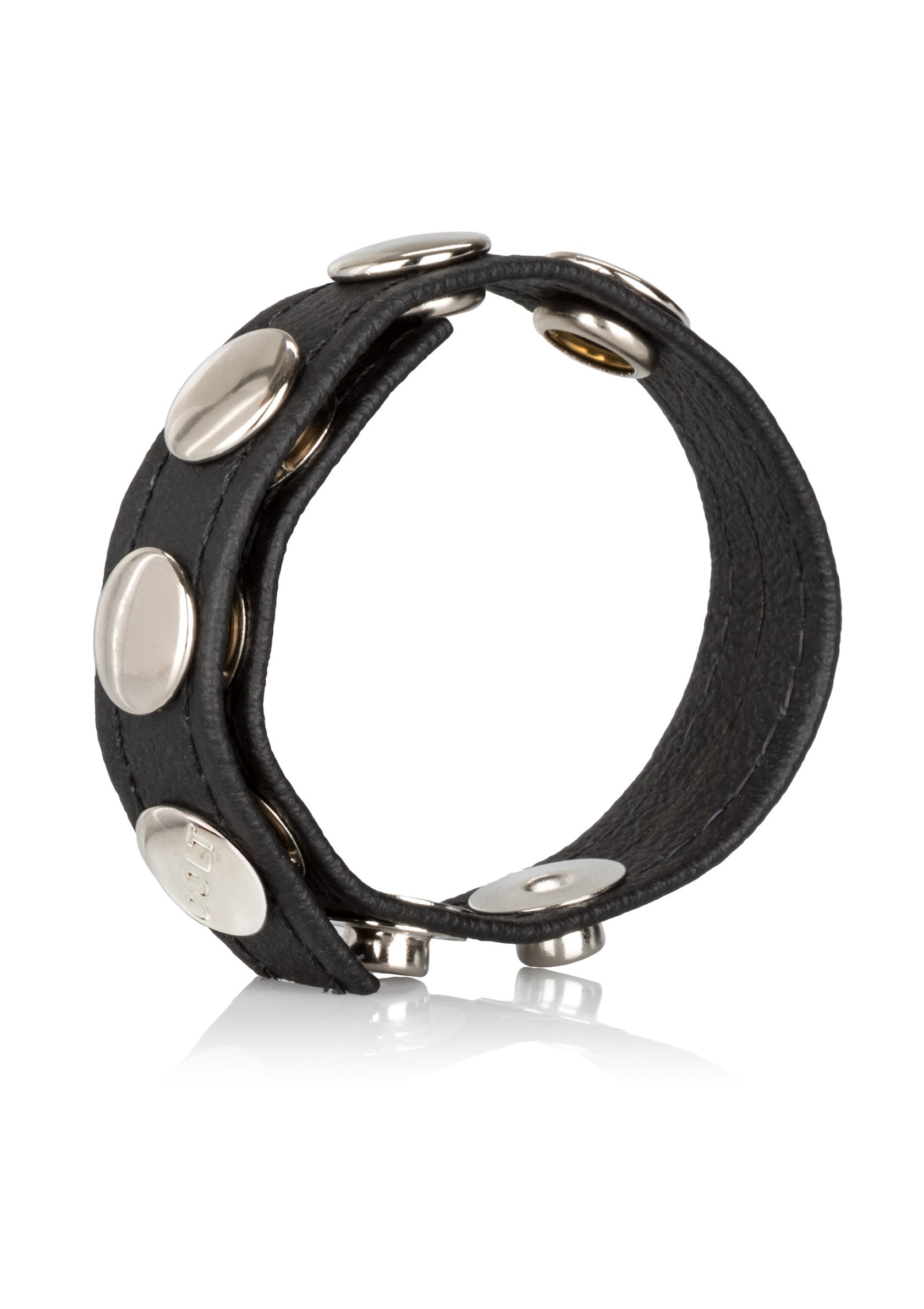 5-button COLT C/B Leather Strap, black