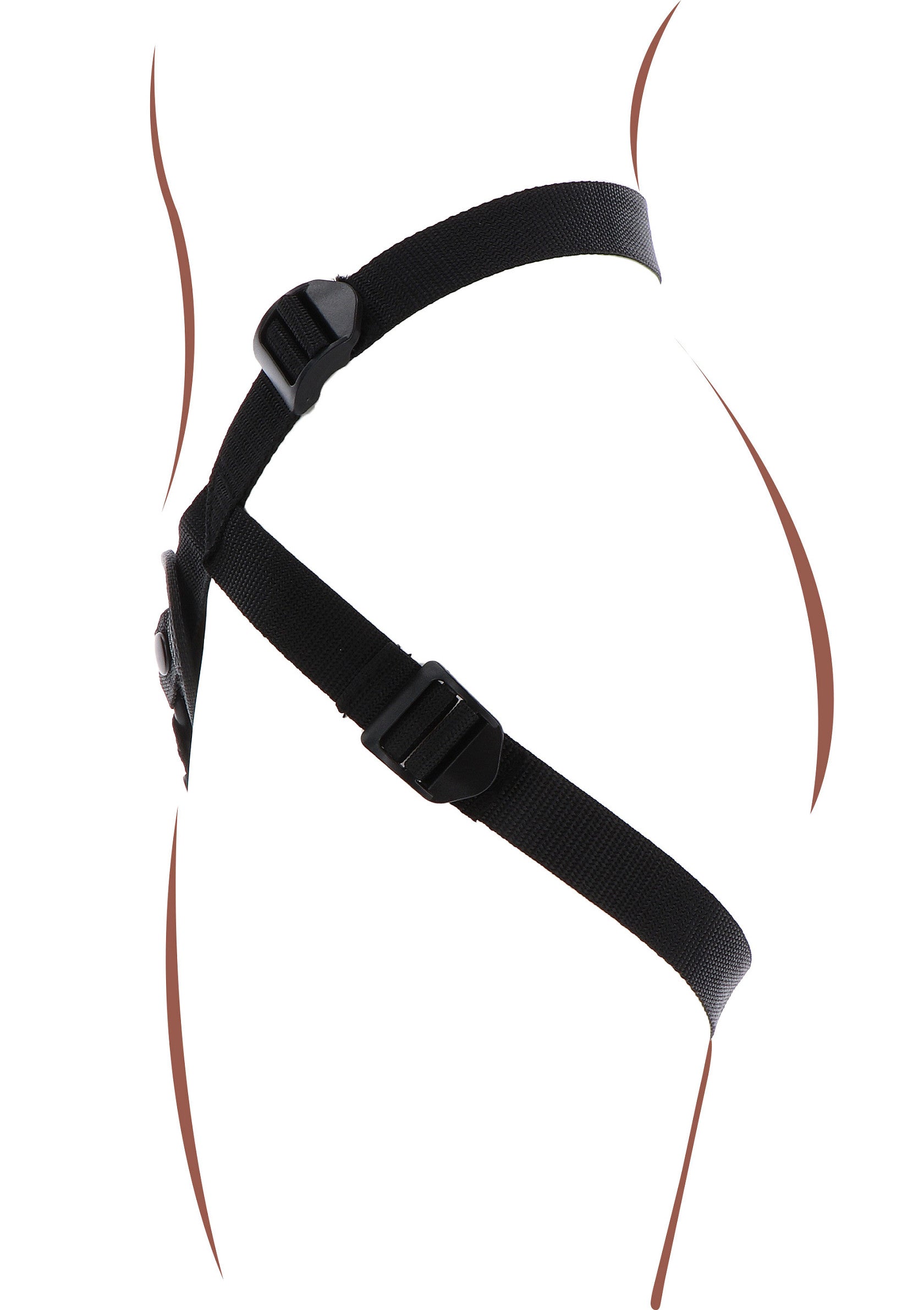 Harness in pizzo viola