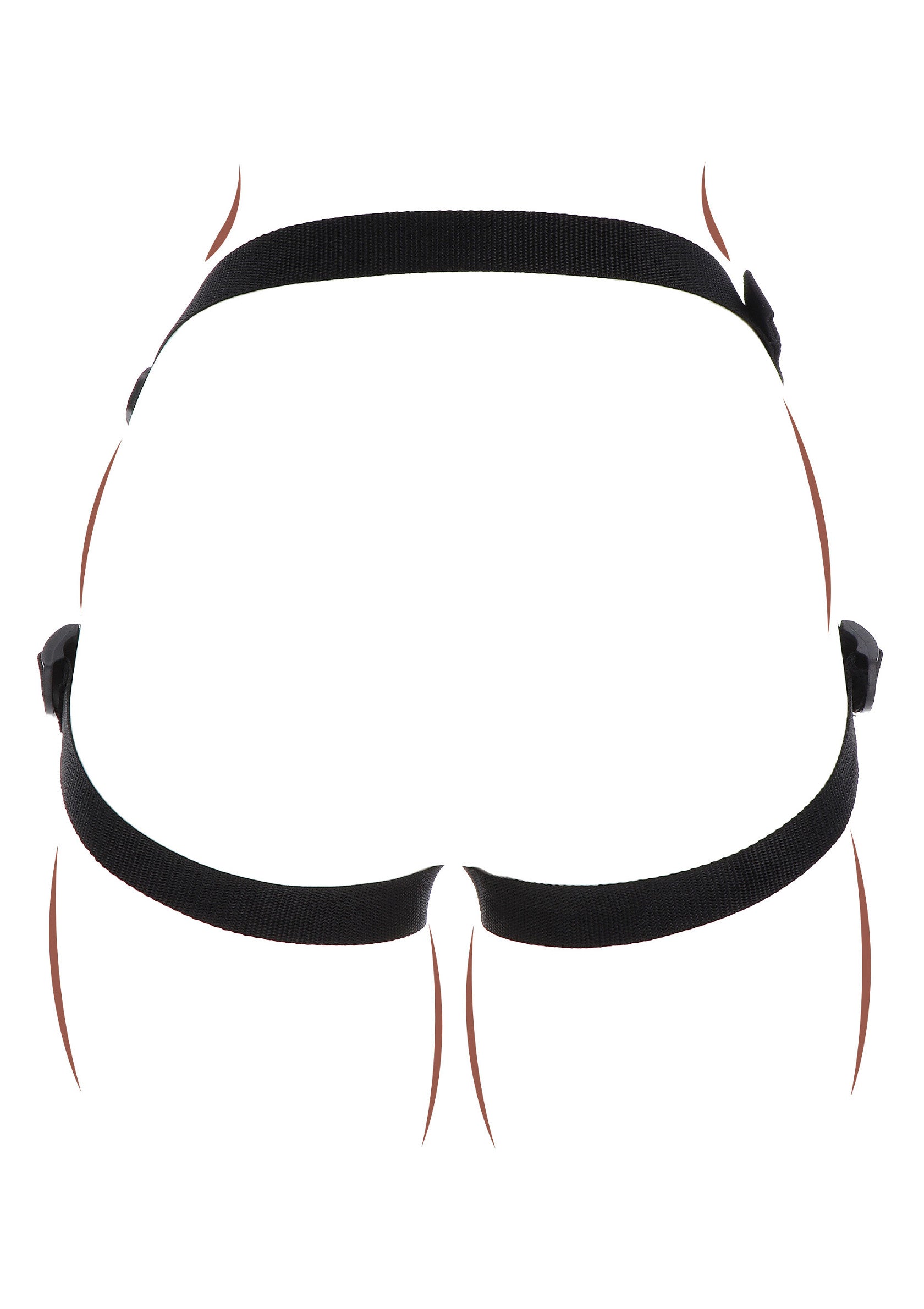 Harness in pizzo viola