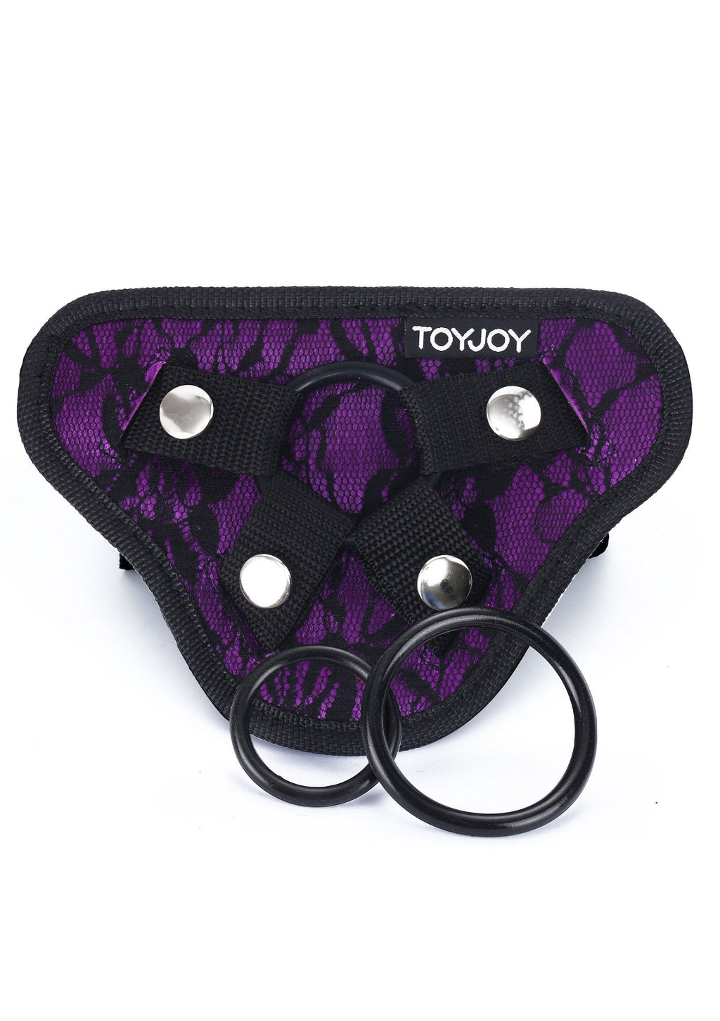 Harness in pizzo viola