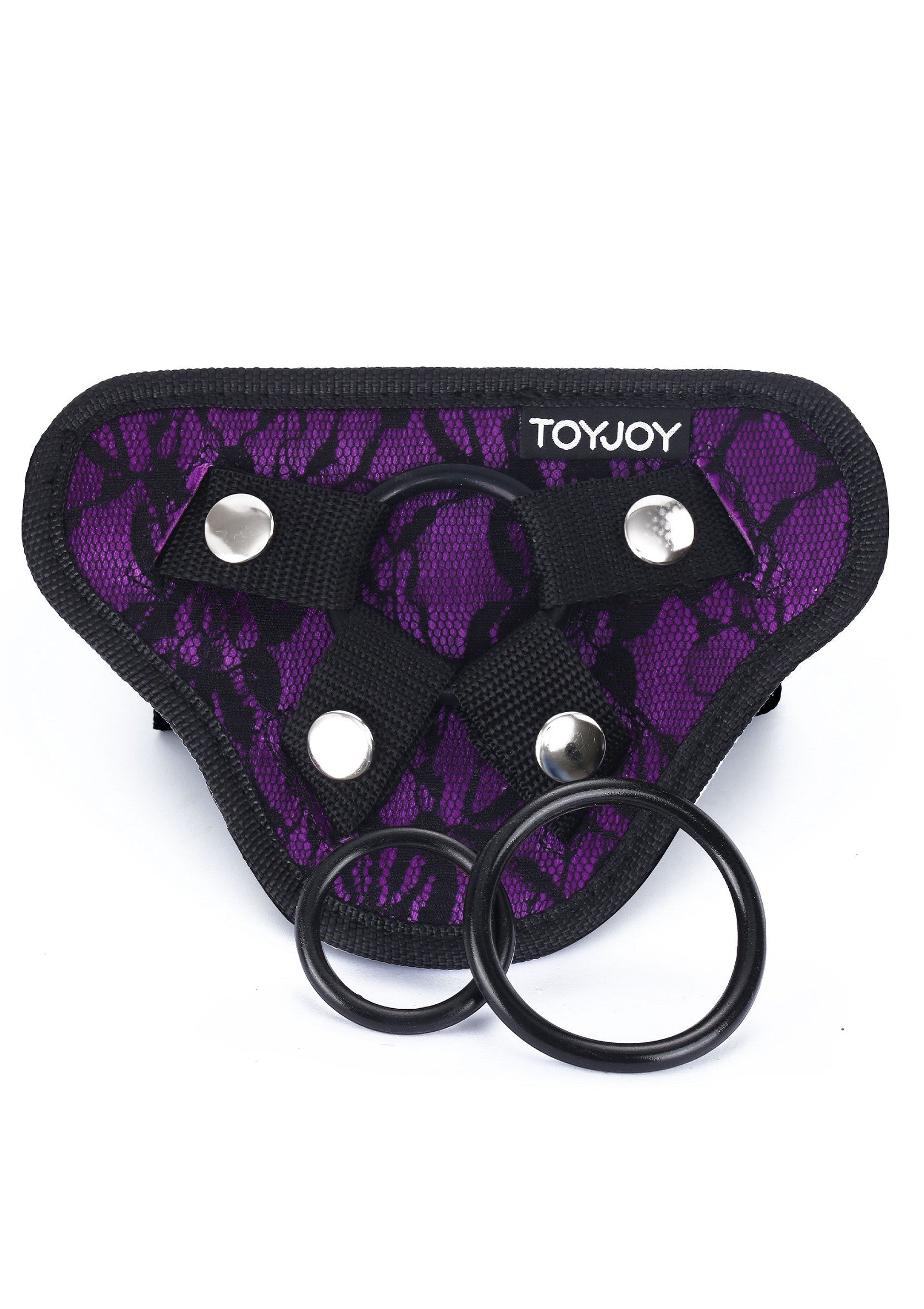 Harness in pizzo viola