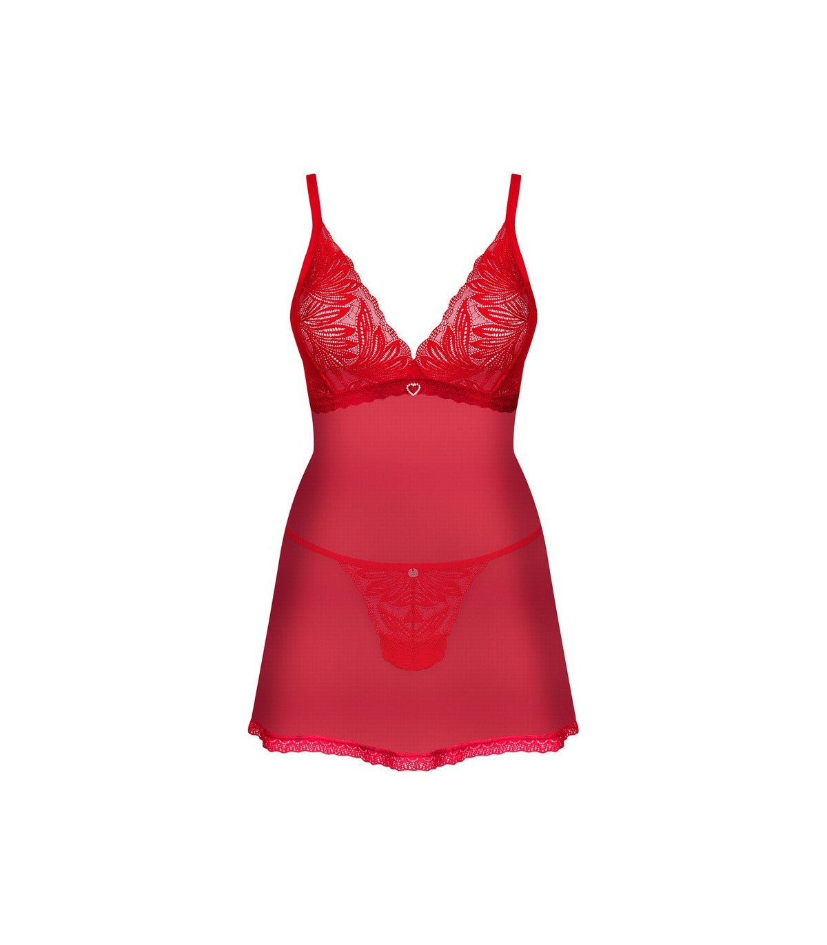 BABYDOLL AND THONG CHILISA M/L