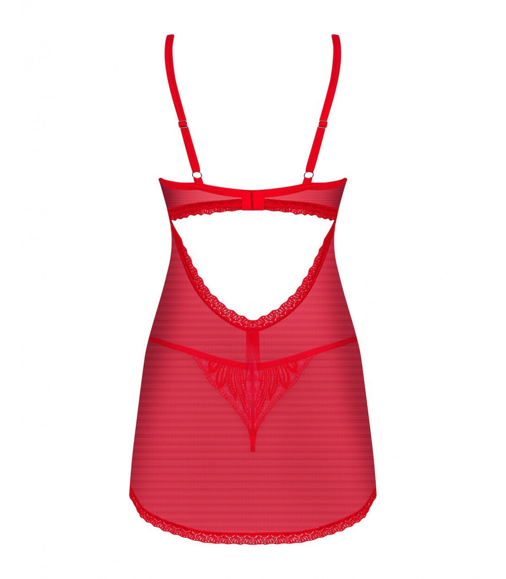 BABYDOLL AND THONG CHILISA M/L