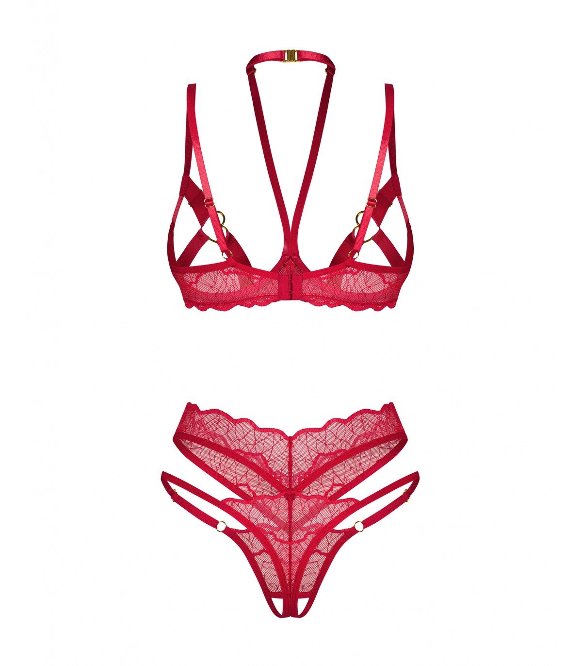 CUPID DESIRE SET 2 PIECES CROTCHLESS L/XL