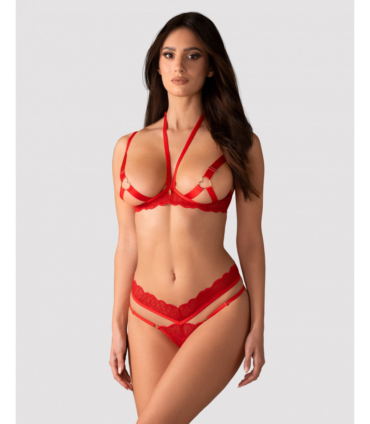 CUPID DESIRE SET 2 PIECES CROTCHLESS L/XL