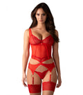 CORSETTO E PERIZOMA CUPIDE DESIR L/XL