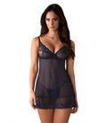 SHIRT AND THONG NIGHTLY BLUE M/L