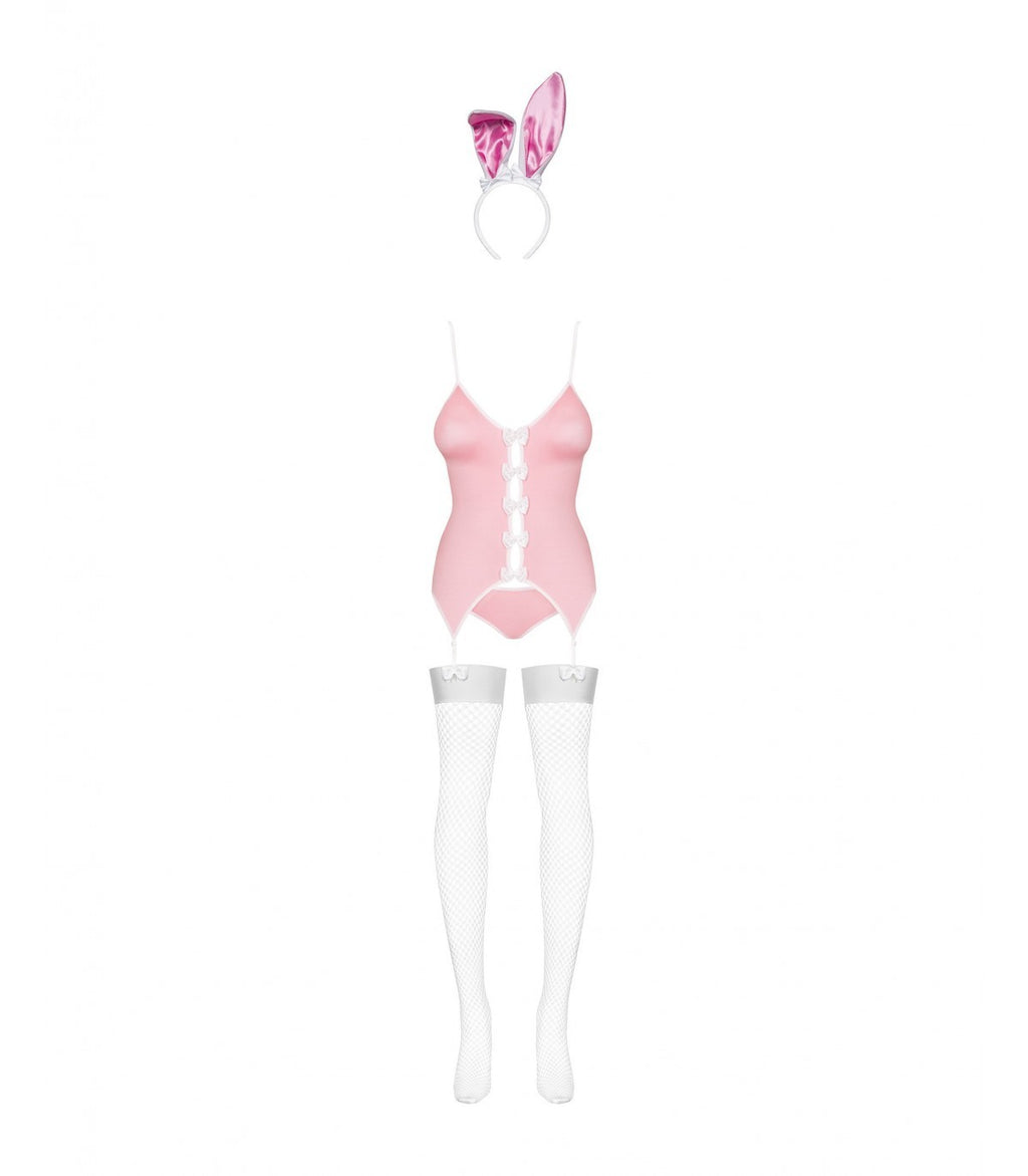 PINK BUNNY COSTUME 4 PC S/M