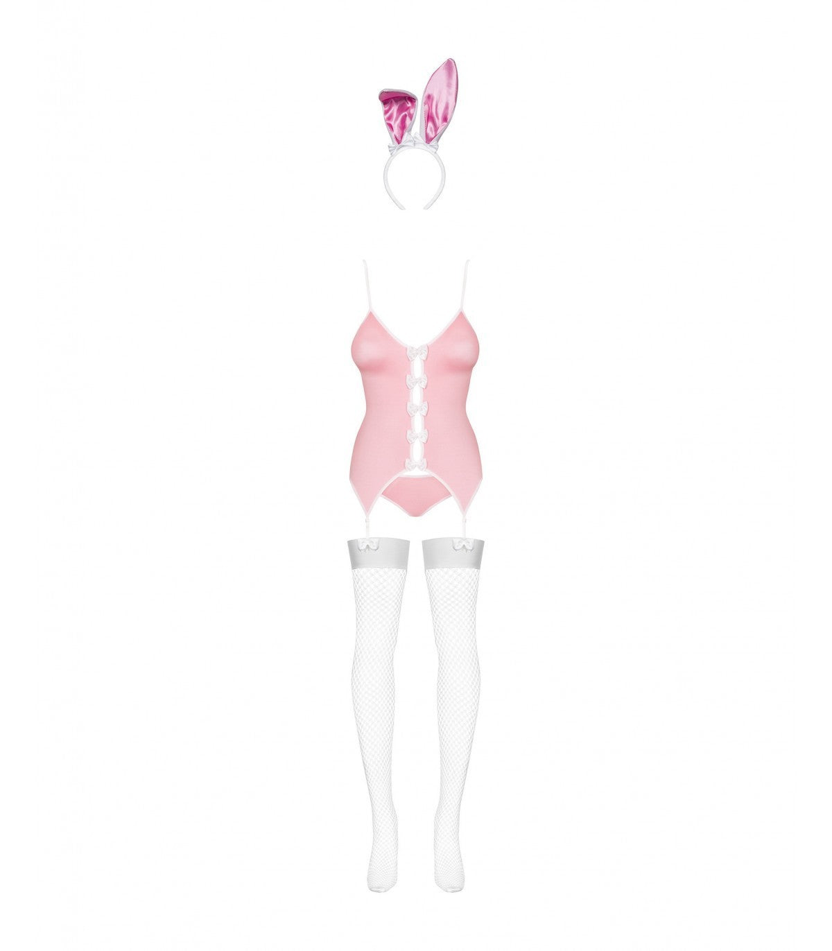 PINK BUNNY COSTUME 4 PC S/M