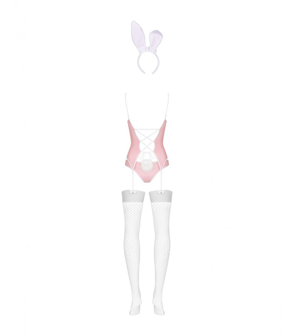 PINK BUNNY COSTUME 4 PC S/M