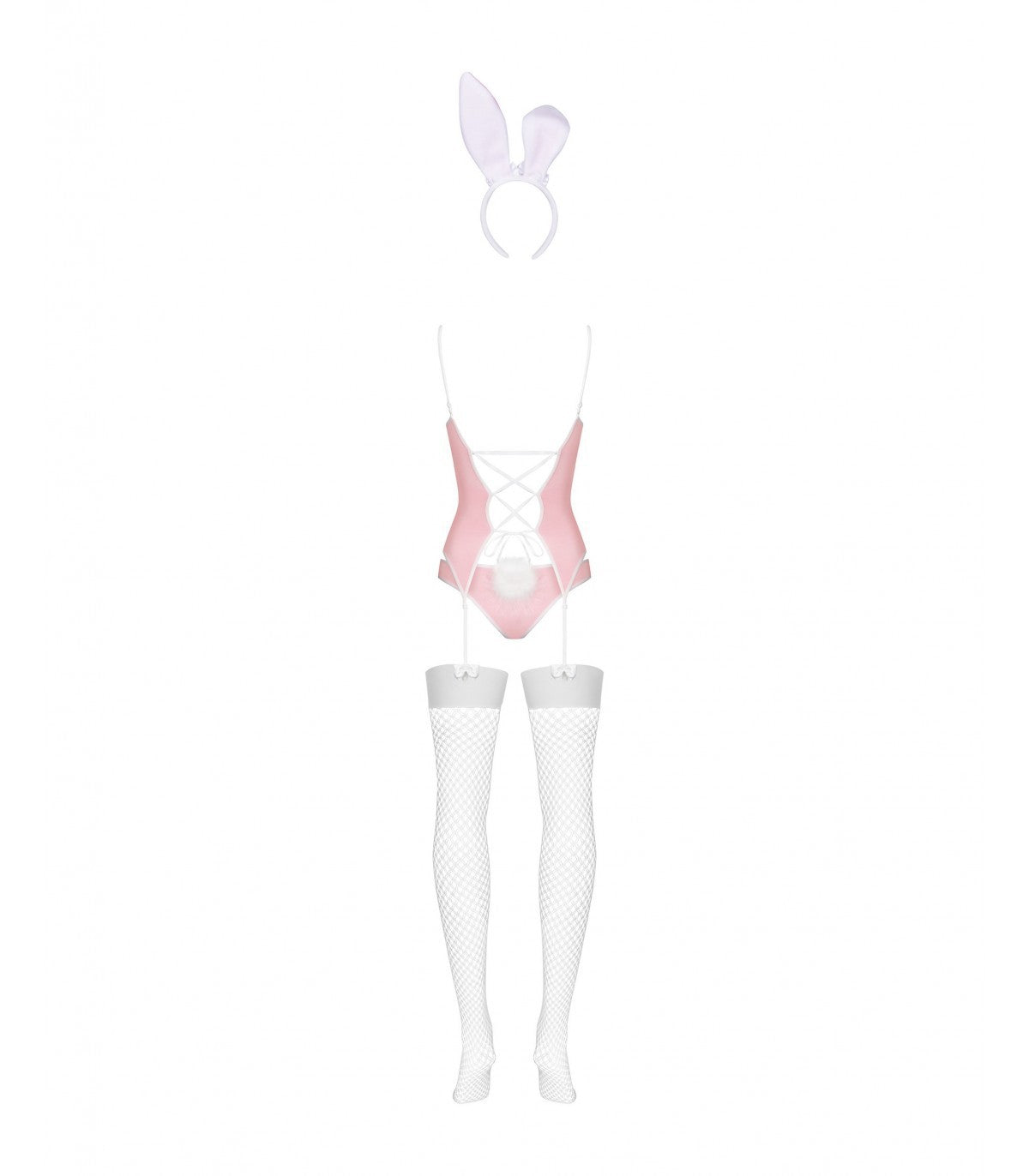 PINK BUNNY COSTUME 4 PC S/M