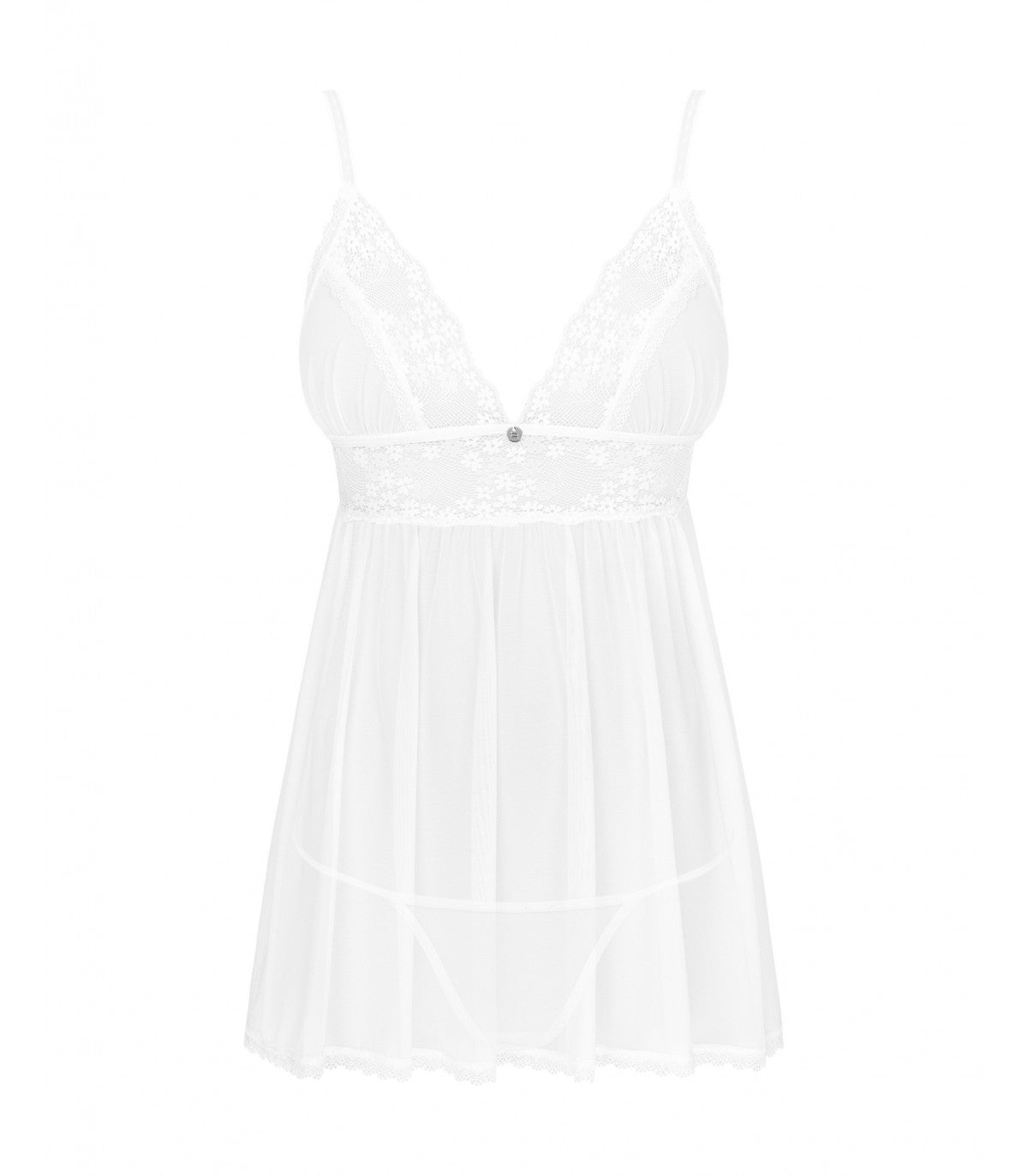 BABYDOLL E PERIZOMA CELESTE M/L