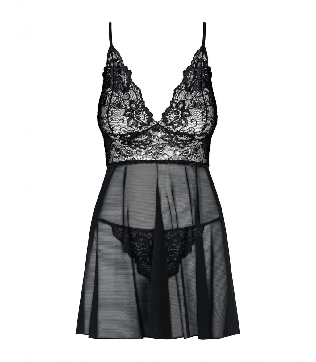 IDILLIA BABYDOLL & PERIZOMA NERO L/XL