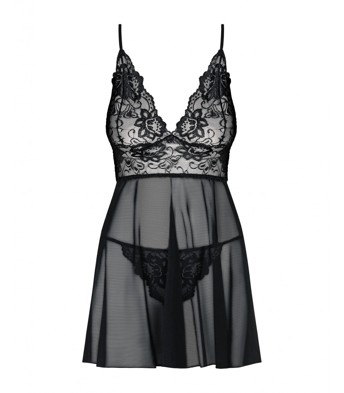 IDILLIA BABYDOLL & PERIZOMA NERO L/XL
