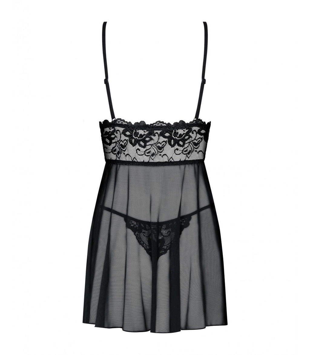 IDILLIA BABYDOLL & PERIZOMA NERO L/XL