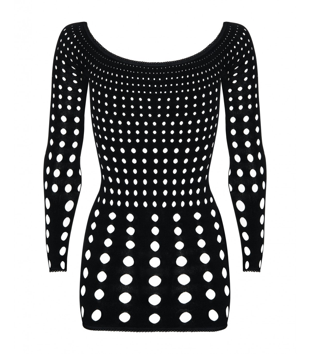 BLACK ROCKER DRESS S/M/L