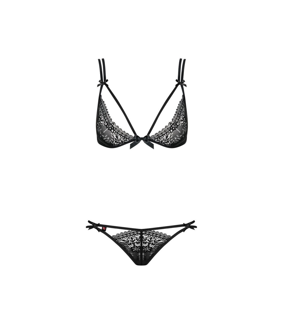 SET 2 PIECES INTENSE BLACK L/XL