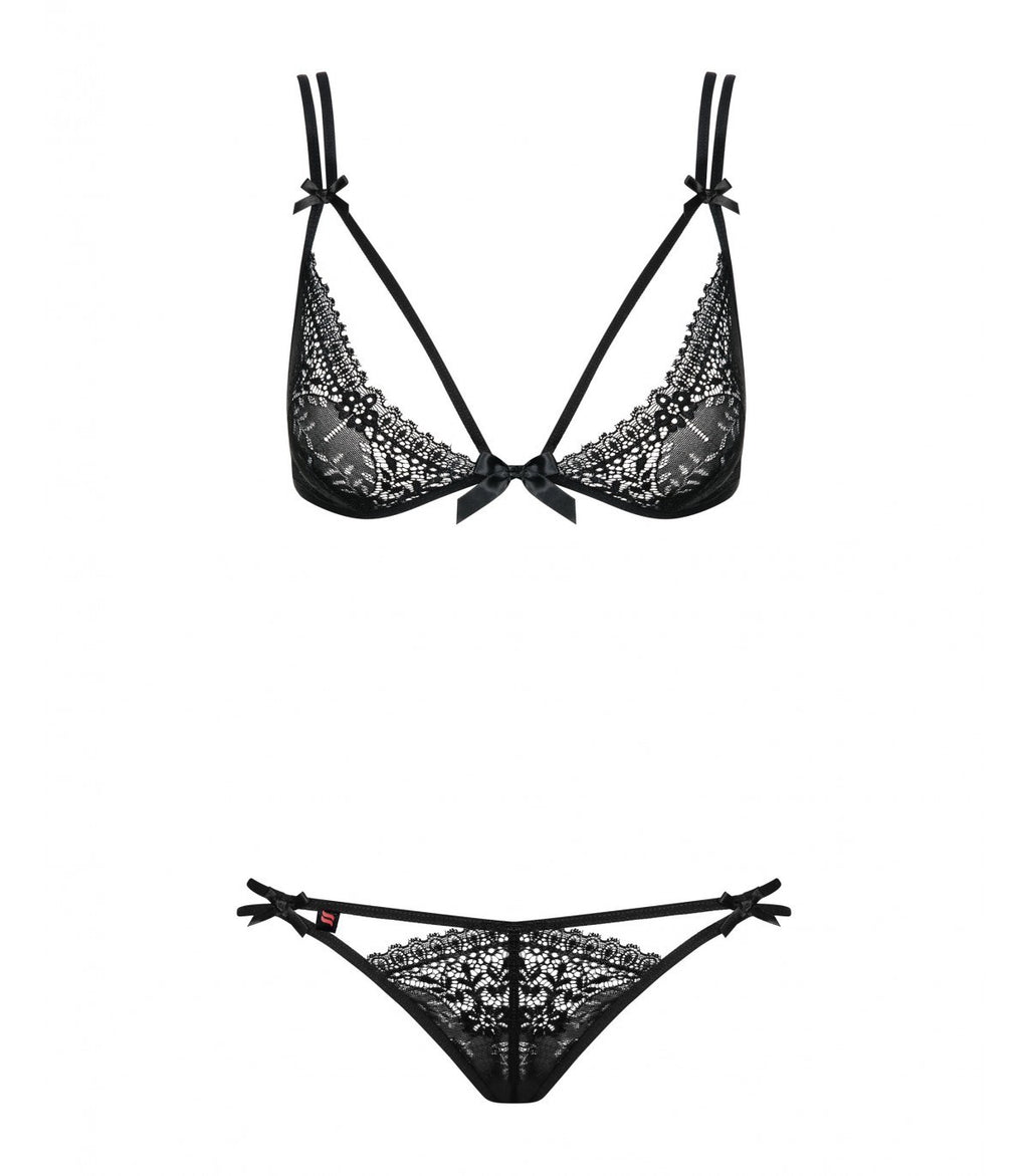 SET 2 PIECES INTENSE BLACK L/XL
