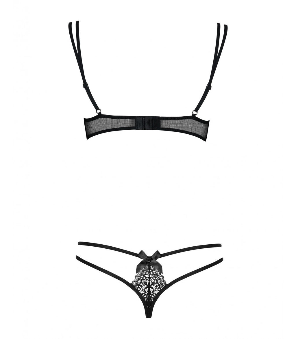 SET 2 PIECES INTENSE BLACK L/XL
