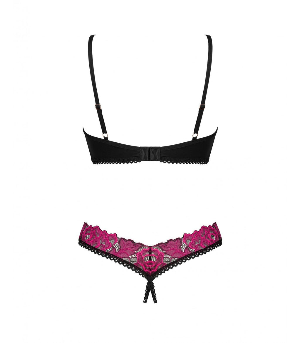 Rosenty 2-piece crotchless set M/L