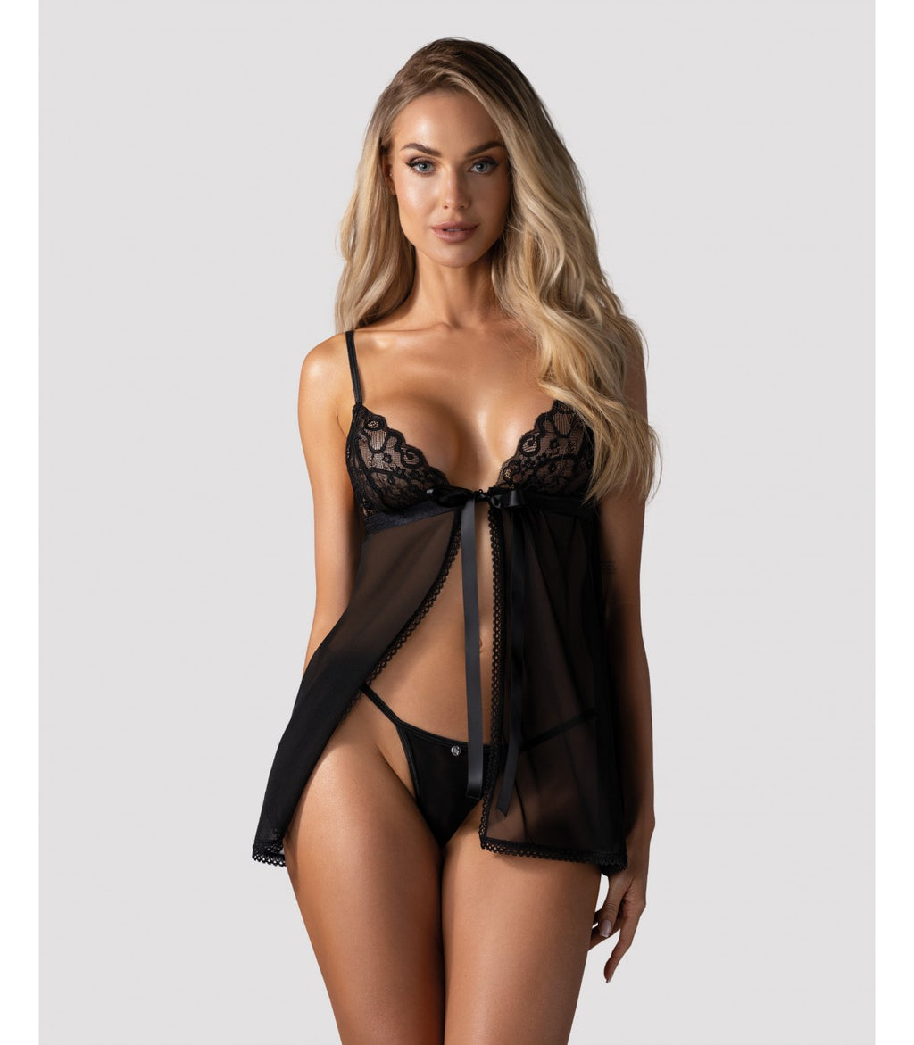 BABYDOLL AND THONG BLOMENTIS XS/S