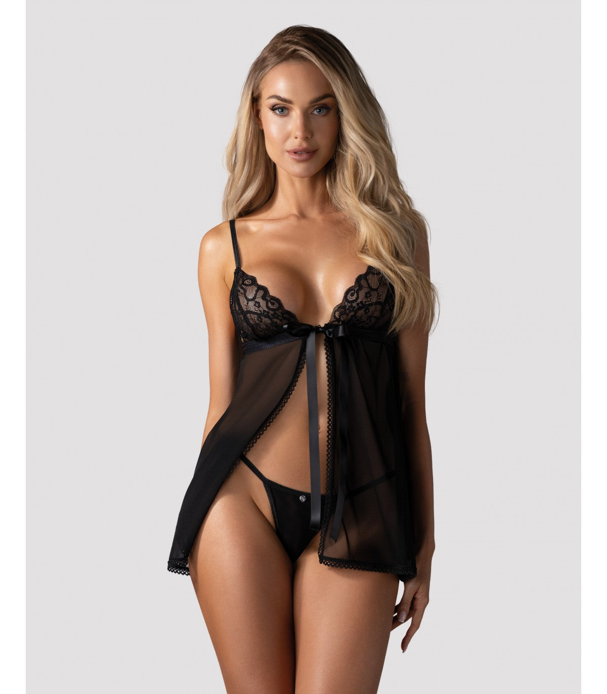 BABYDOLL AND THONG BLOMENTIS XS/S