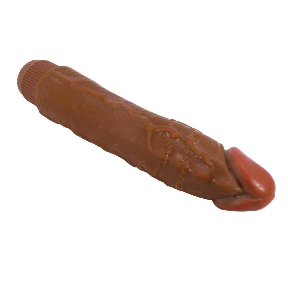Barbara Dybbuk Realistic Multi-Speed Vibrator 9.5" Brown