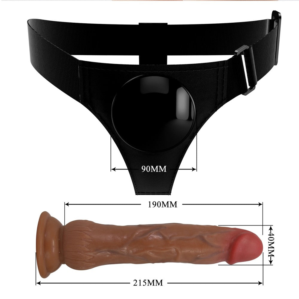 Pretty Love Kyton Harness Panties with Squirting Dildo