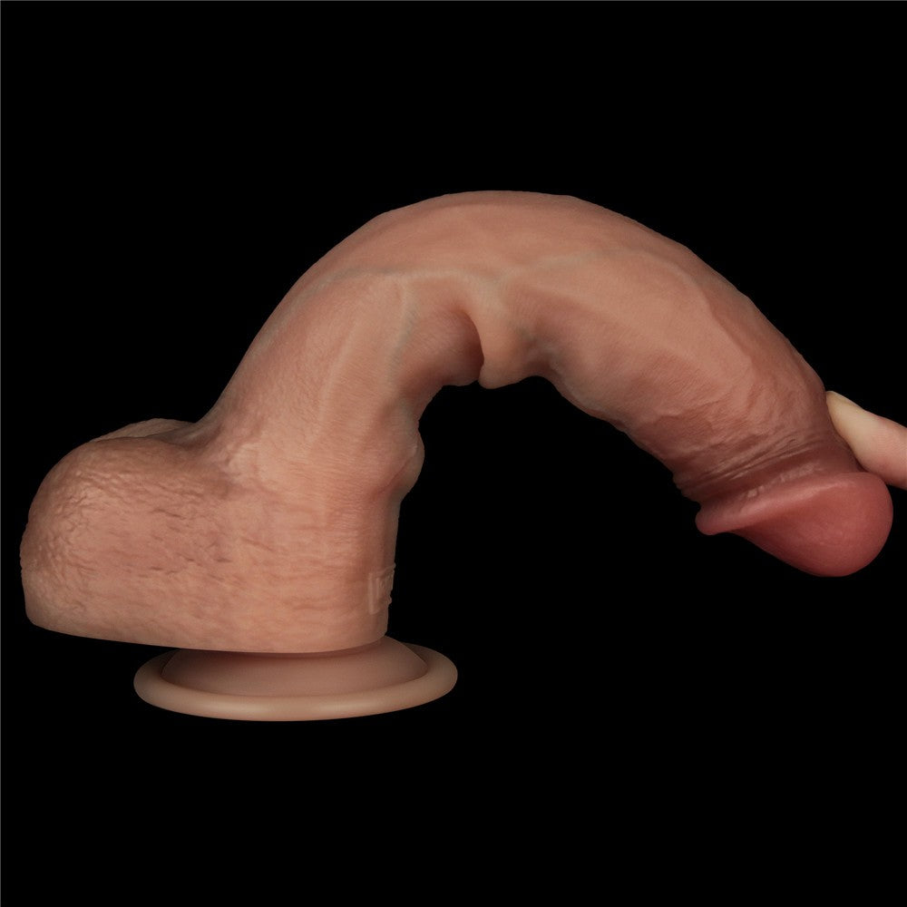 9'' Dual-Layer Silicone Dildo Sliding Skin Pro