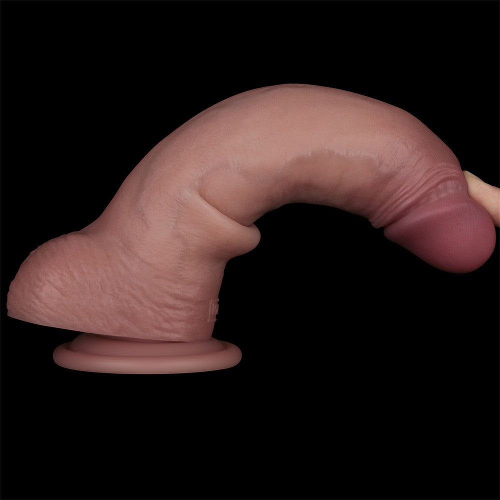 8.5" Double-Layered Silicone Dildo Sliding Skin Pro II
